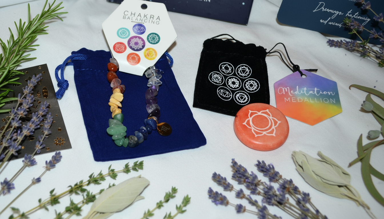 Scorpio Hamper meditation items with herbs